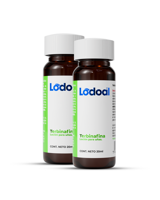Loción cosmética para el cuidado y apariencia saludable de las uñas de los pies (2 botellas)